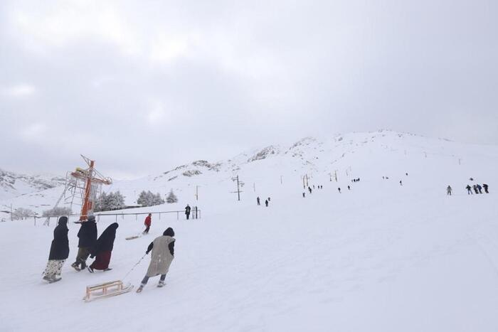 عودة الثلج لقمم جبال المغرب